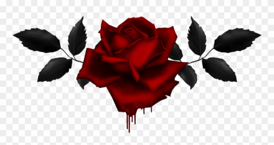 Gothic Rose Clip Art - Png Download