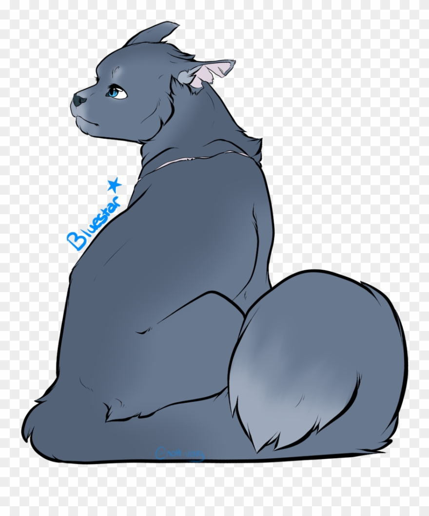 Bluestar Art Is Mine // Warriors Belongs To Erin Hunter - Erin Hunter Clipart