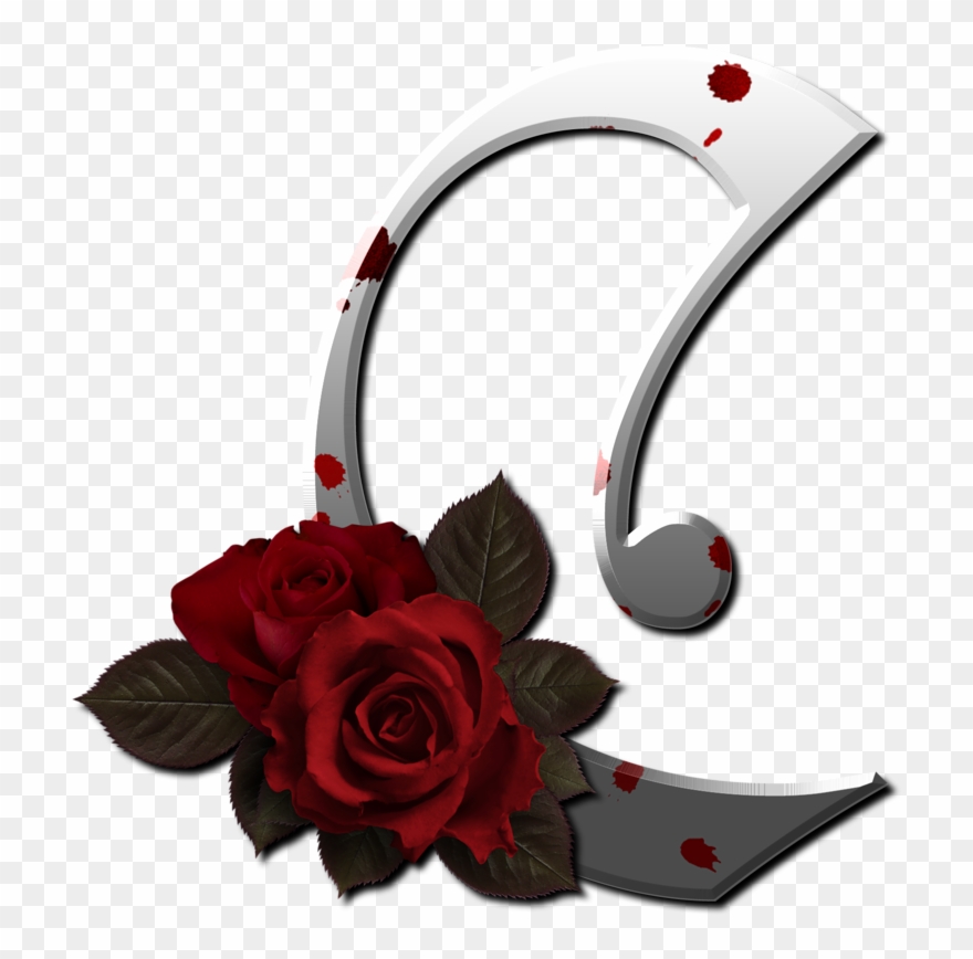 Flores Y Letras Para Decoupage - Letter Clipart