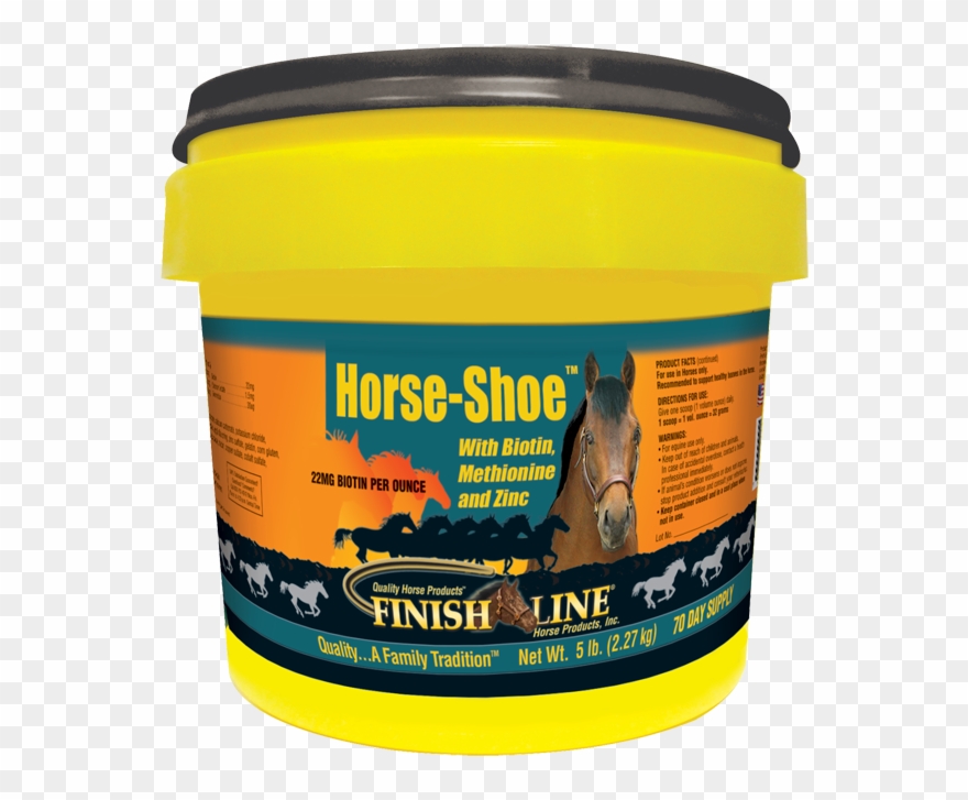 Horse Shoe Image - Finish Line Horse Products Horse-shoe - 5 Lbs Bucket Clipart