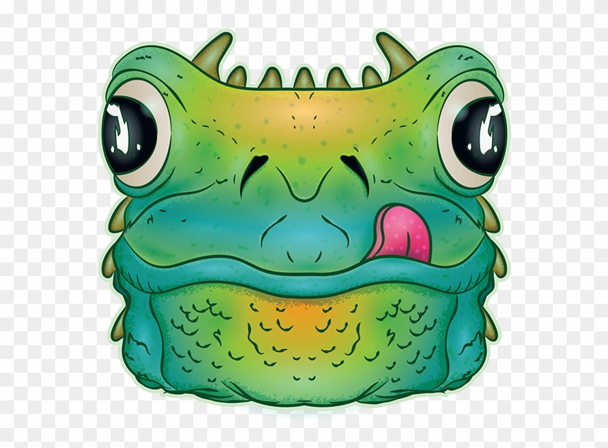 Horned Frog Box Monster - True Toad Clipart