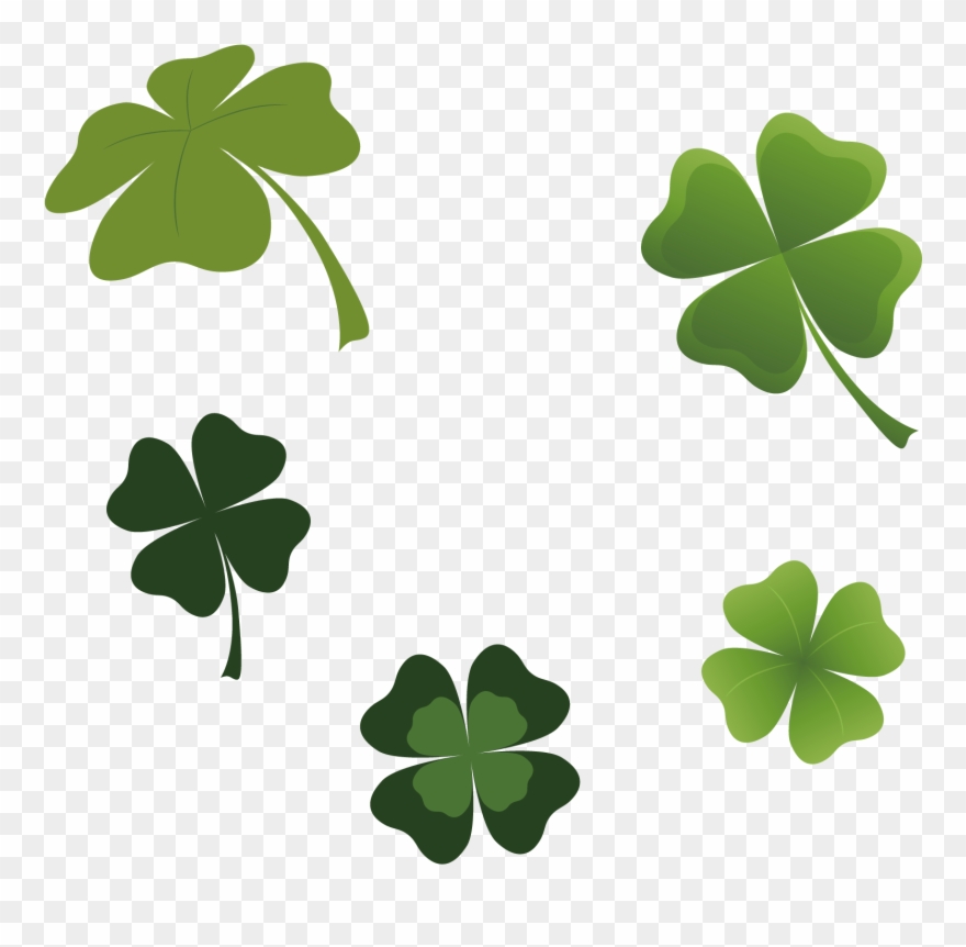 Clip Library Four Leaf Clover Luck Transprent Png Free - Four-leaf Clover Transparent Png