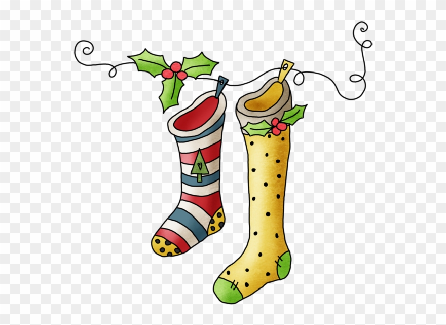 Christmas Boots - Stockings Clip Art - Png Download