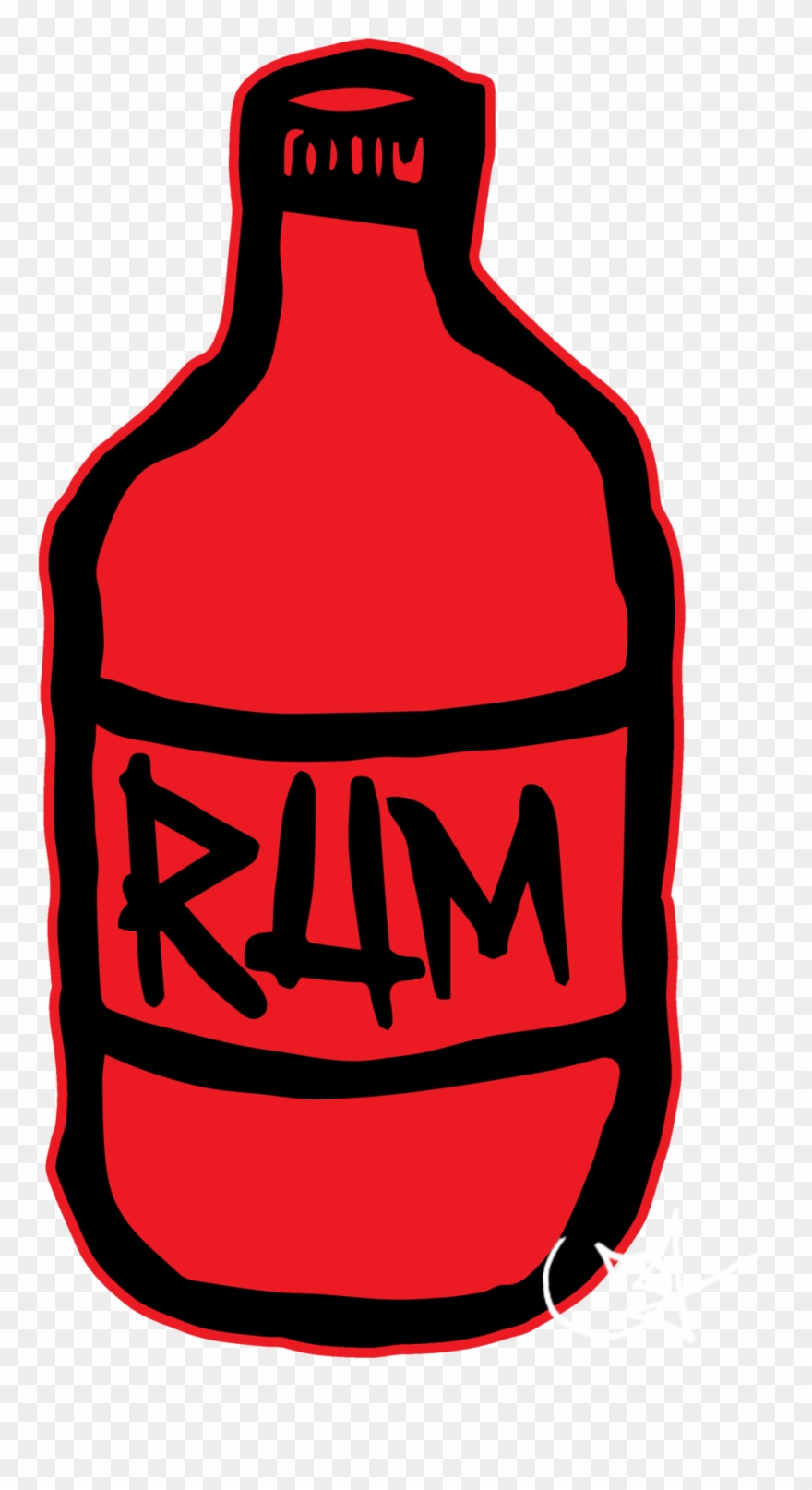 R - A - J - Original Red Rum Pullover Hoodie // Embroidery Clipart