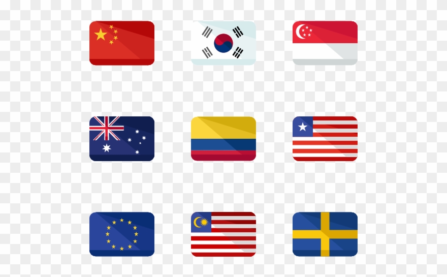 Flags - Flags Of All Nations International Flags Clipart
