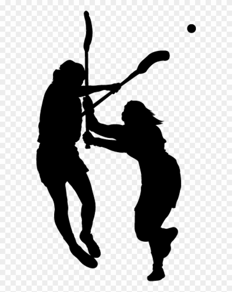 Clinics - Male Lacrosse Silhouette Clip Art - Png Download