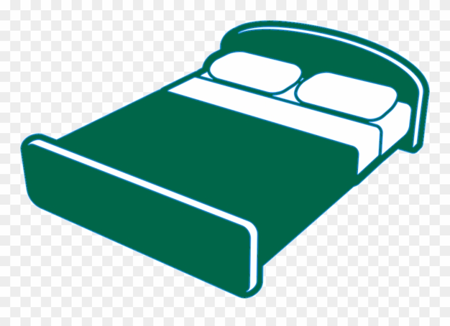 See Our Rooms And Book - Black And White Bed Clipart Png Transparent Png