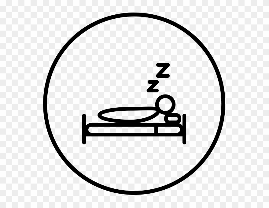 A Comfy Bed - Circle Clipart