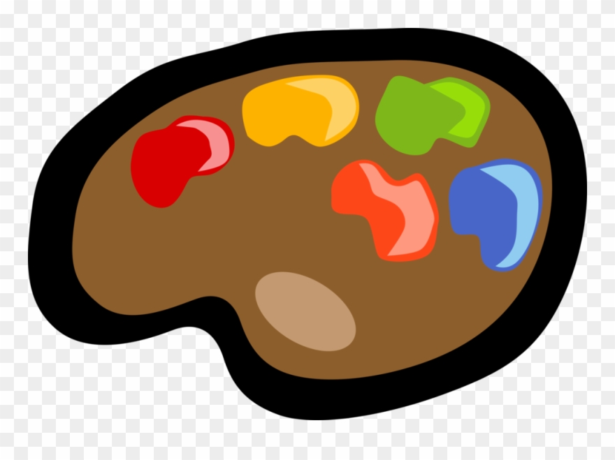 Clip Transparent Artist S Paint Vector Image Illustration - Png Download