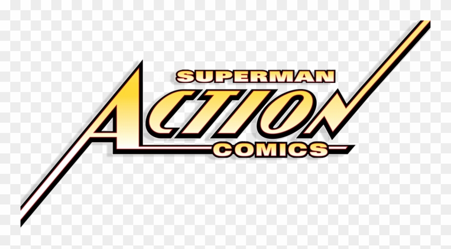 Action Comics Dc Database Fandom Powered By - Superman Action Comics Logo Clipart