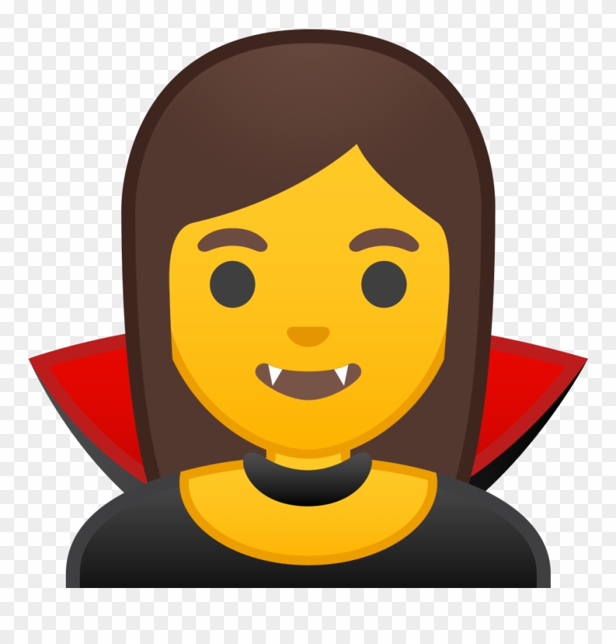 Download Svg Download Png - Emoji De Vampira Clipart