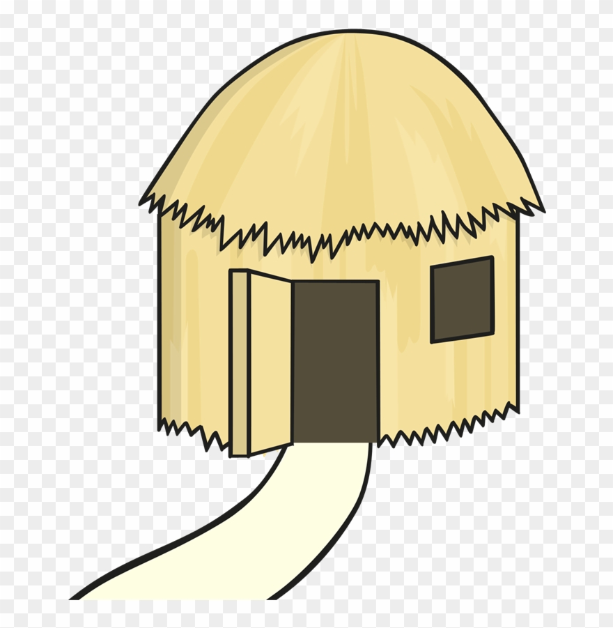 The First Little Pig Thought That Straw Would Make - House Of Straw Clipart