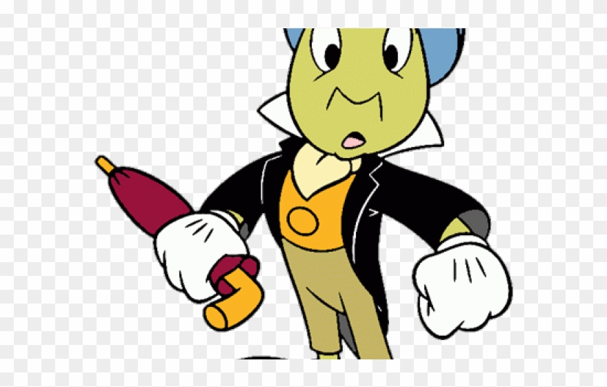 Jiminy Cricket Clipart Dead - Cricket From Pinocchio - Png Download