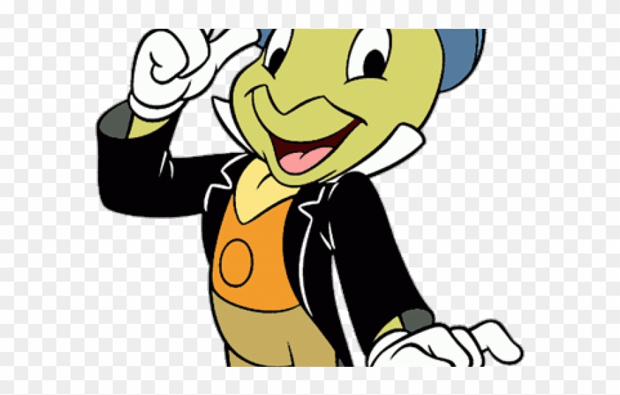 Jiminy Cricket Clipart - Jiminy Cricket Coloring Page - Png Download