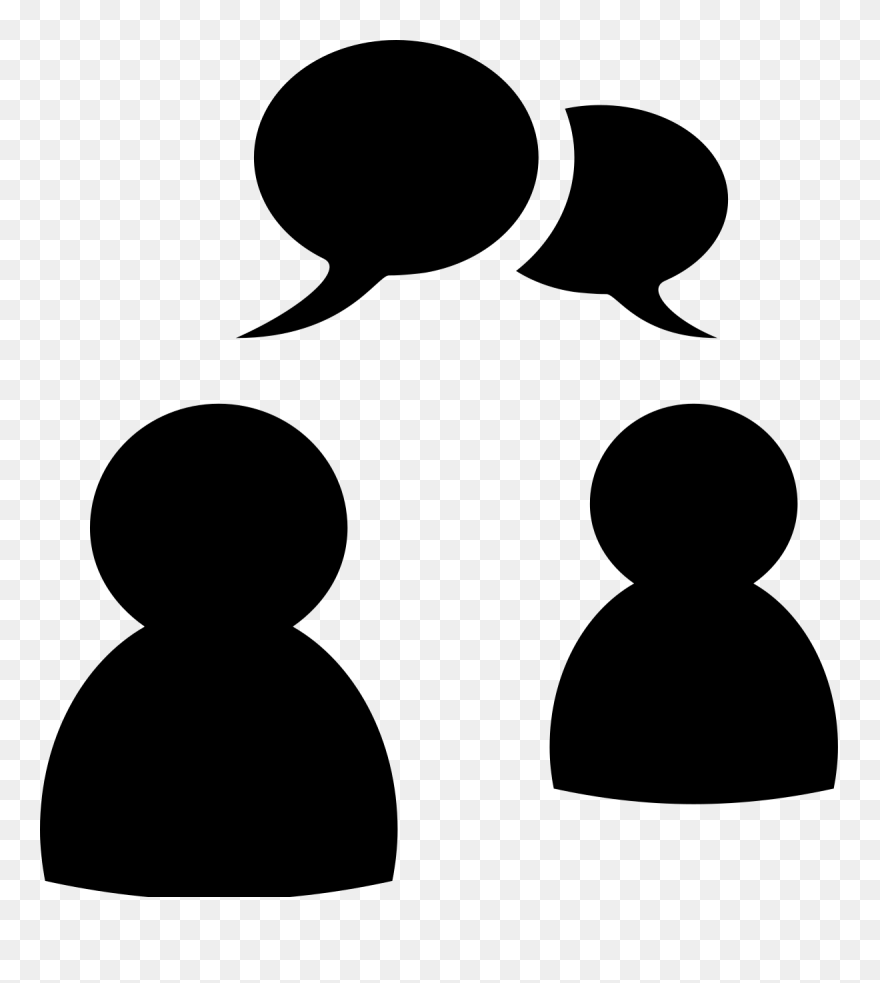 Computer Icons Clip Art - Communication Clip Art Black And White - Png Download