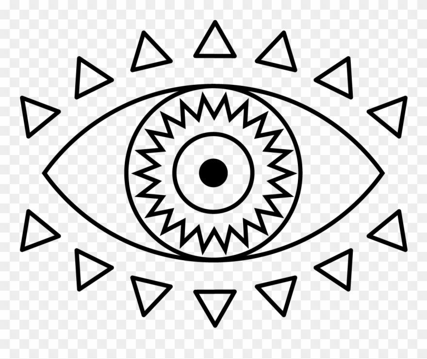 Star Mandala Tattoo Design Clipart