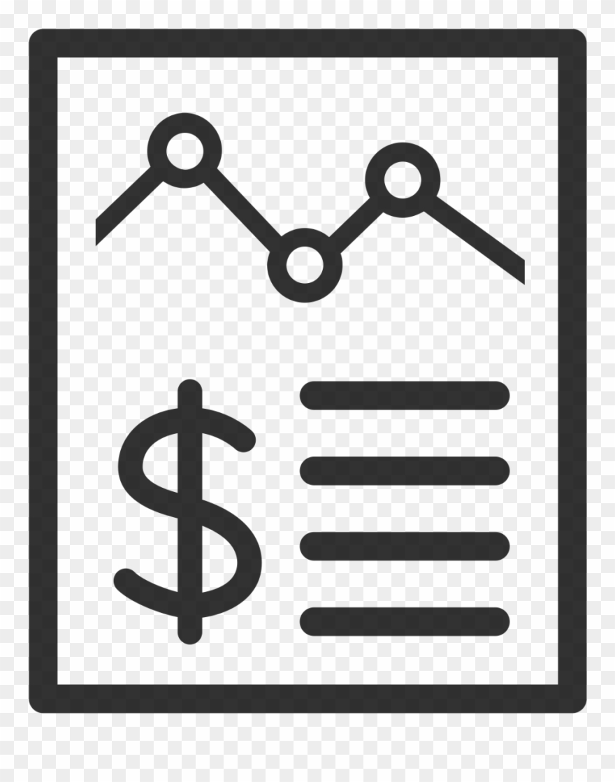 Financial Statements - Data Analysis Icon Clipart