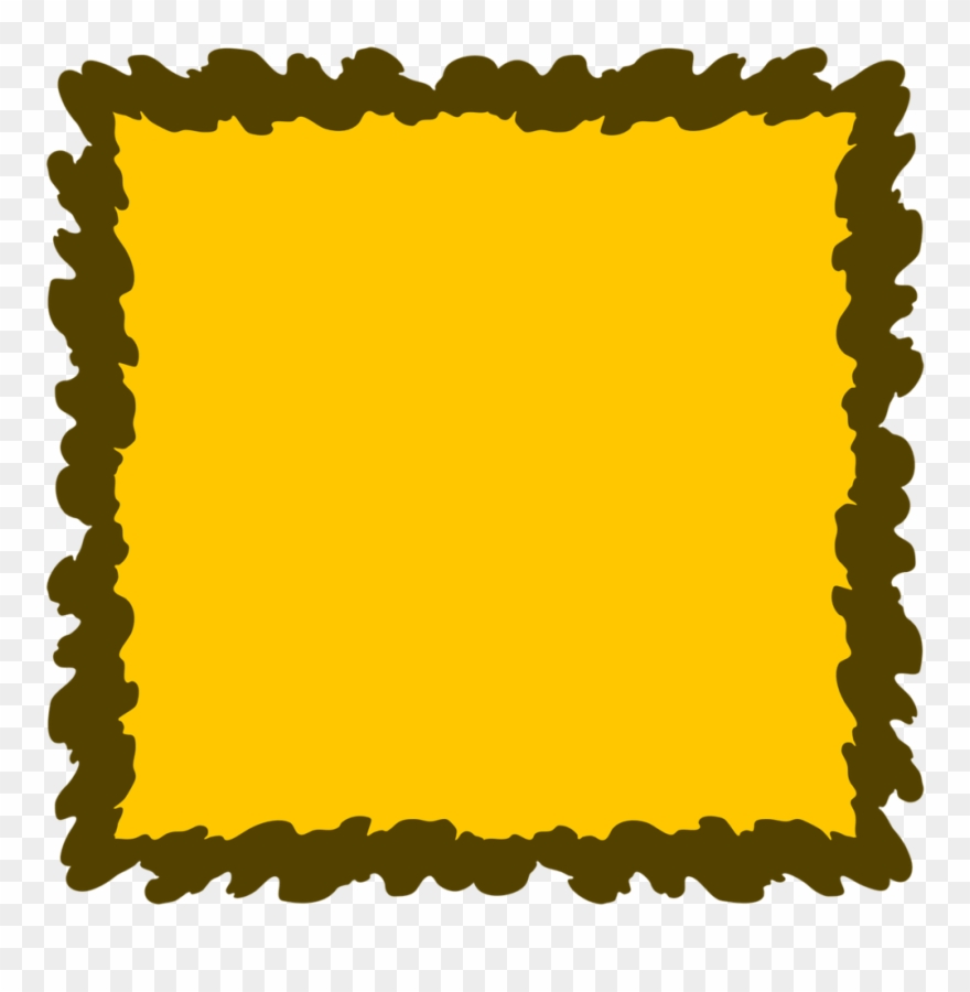 Yellow Frame Background, Backgrounds Textures - Portable Network Graphics Clipart