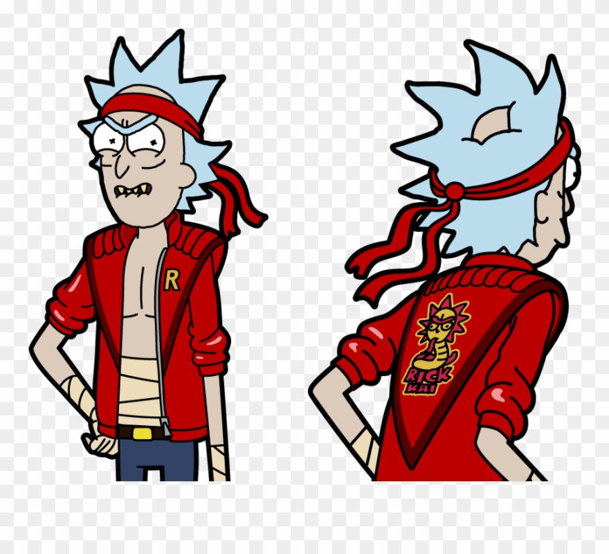 John Rick - Rick Zarchez - Dude Rick - Vaporwave Rick - Cartoon Clipart