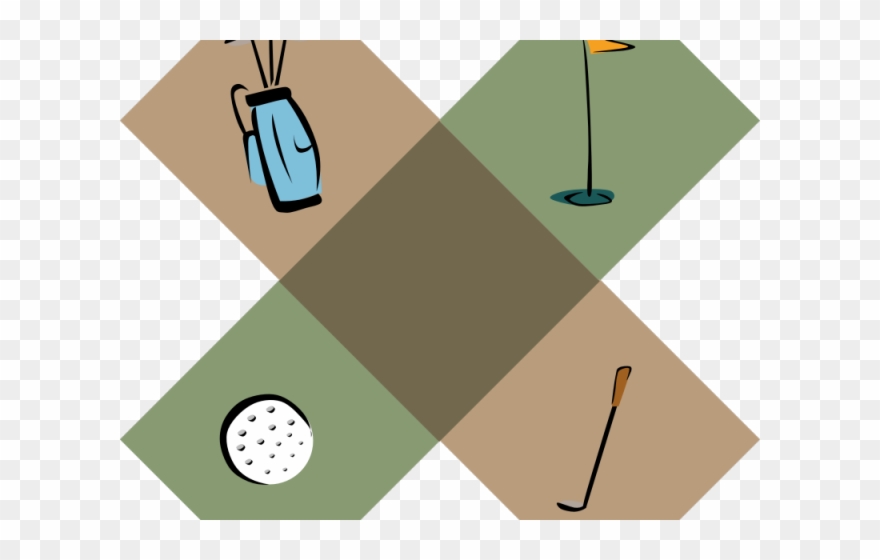 Golf Clipart Border Free - Golf Border Clip Art - Png Download