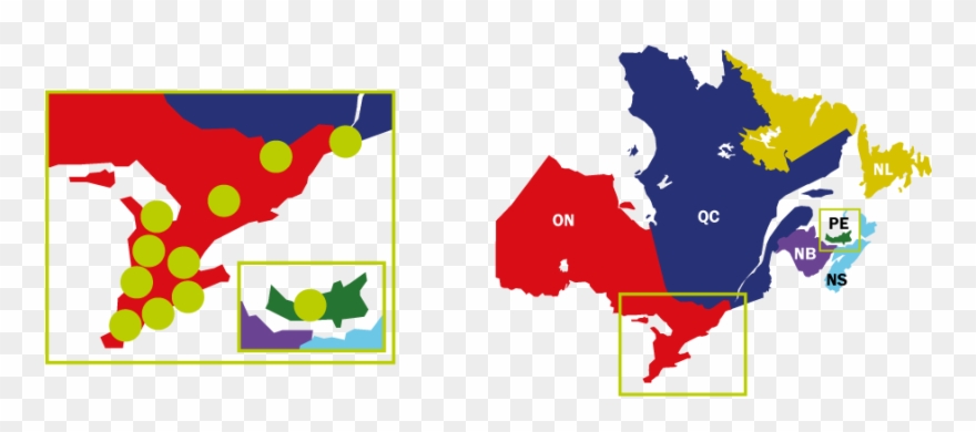 Current Greentec Dealers In Canada - 2015 Federal Election By Province Clipart