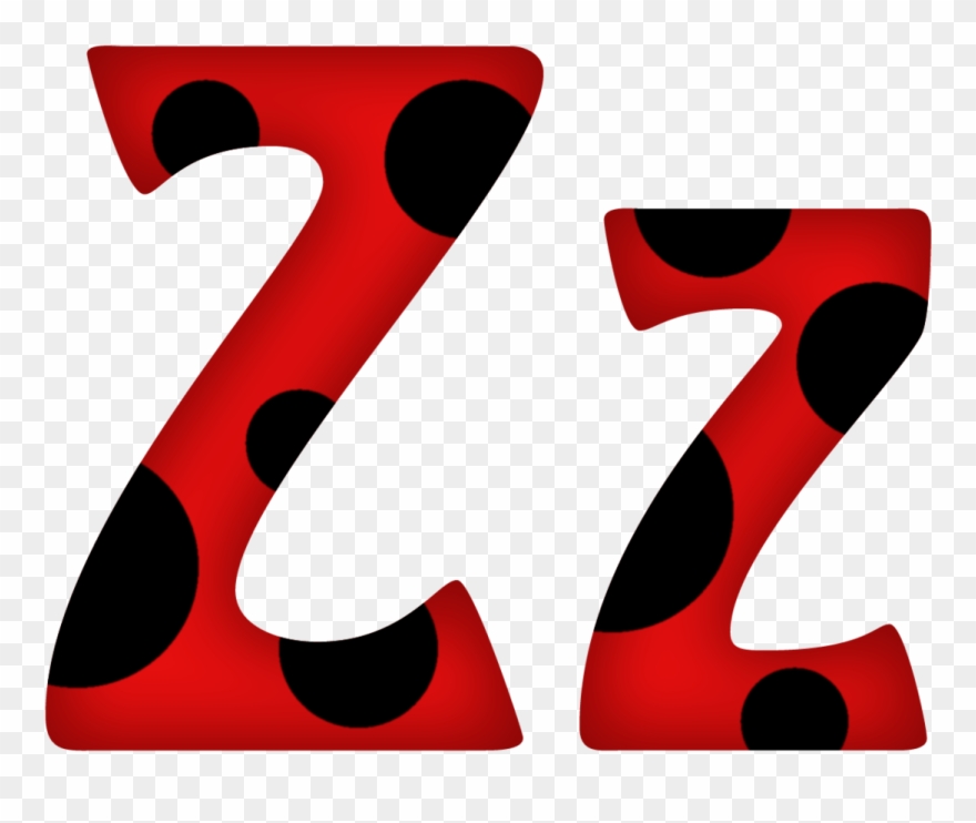 Flores Y Letras Para Decoupage - Letra Z Ladybug Clipart