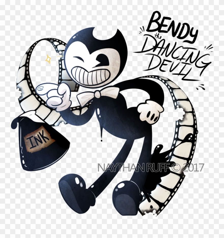 Art By Nvermor Studio @ Nvermorr Bendy And The Ink - Cartoon Clipart