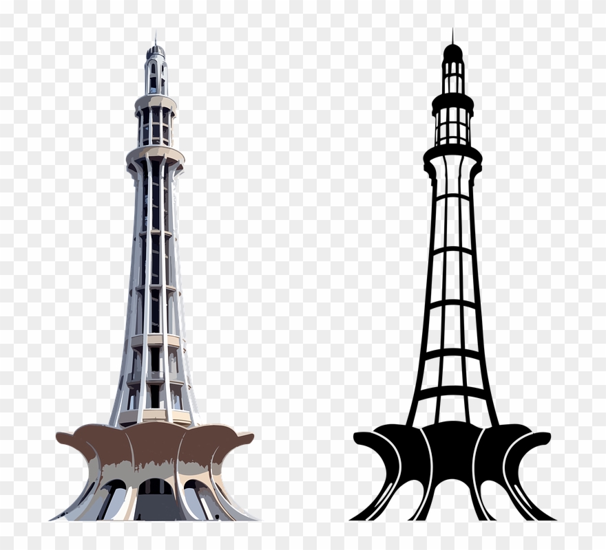 Here You Can Find Information About The Prime Ministers - Minar E Pakistan Drawing Clipart
