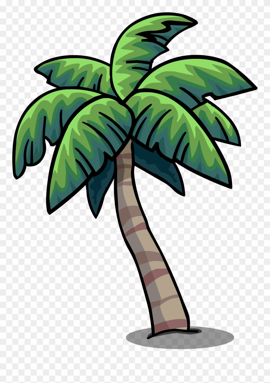 Tropical Palm Sprite 003 - Cartoon Png Plam Tree Clipart