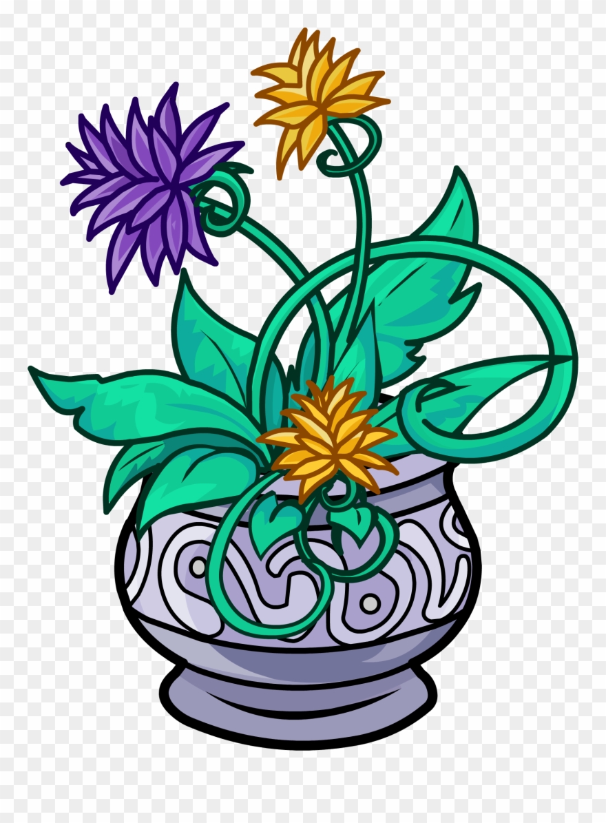 Elegant Plants - Club Penguin Plants Clipart
