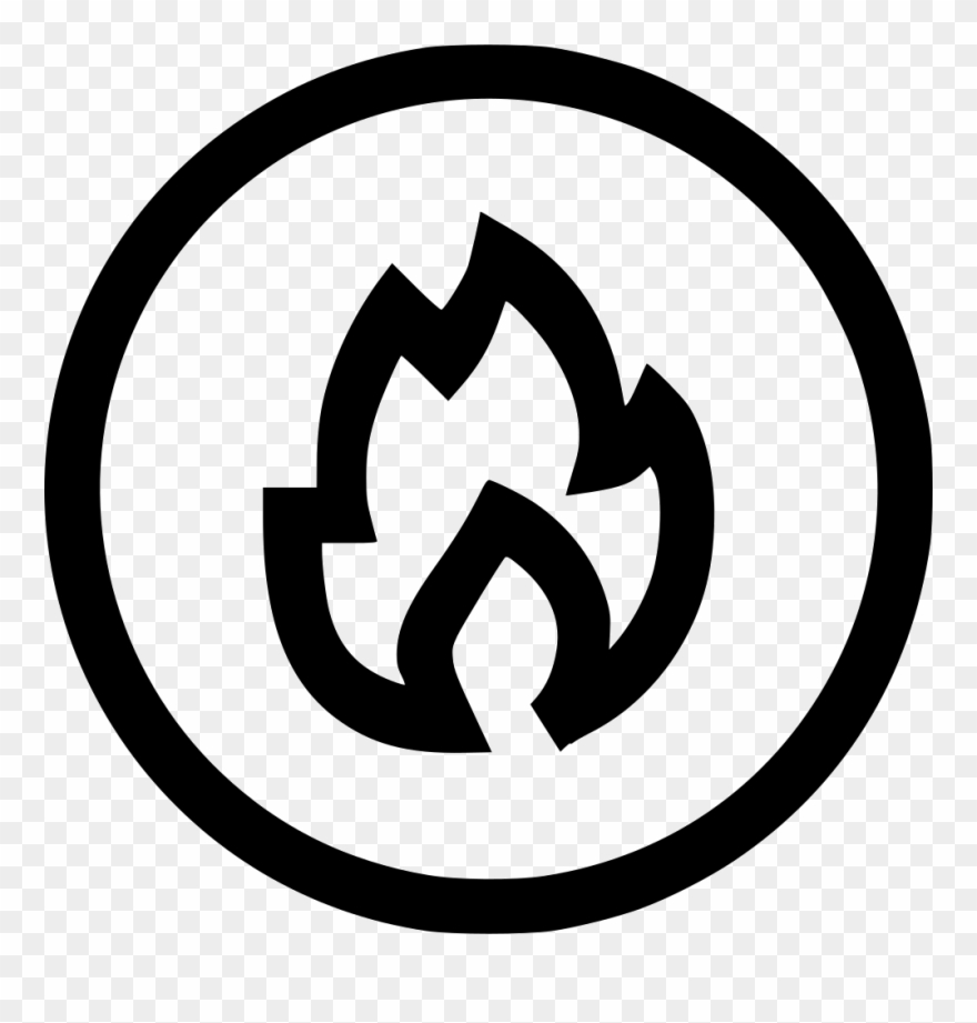 Fire Heat Blaze Bonfire Combustion Svg Png Icon Free - Combustión Png Clipart