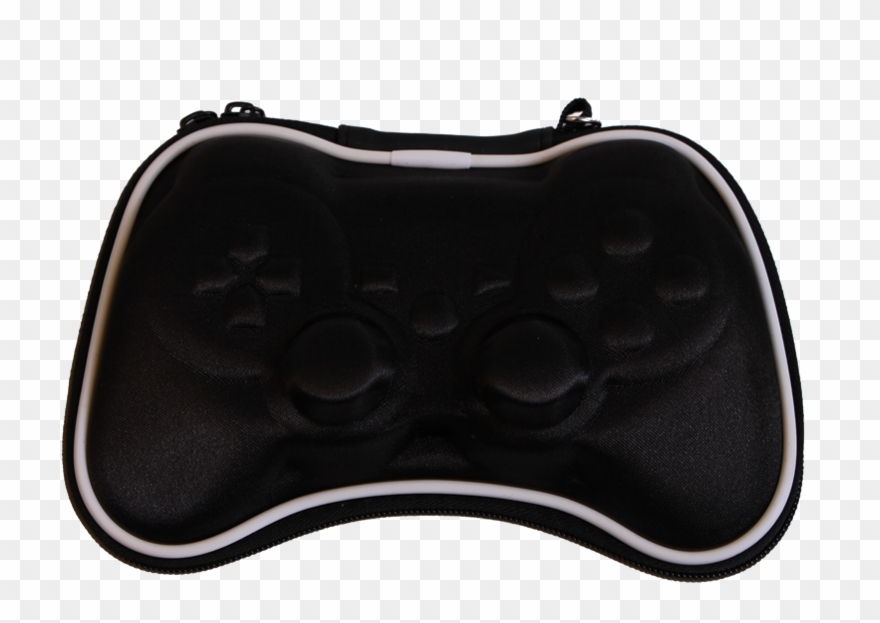 Black Ps3 Controller Used Case Clipart - Game Controller - Png Download