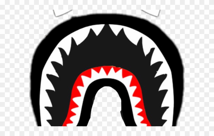 Shark Clipart Bape - Bape Shark Logo Png Transparent Png