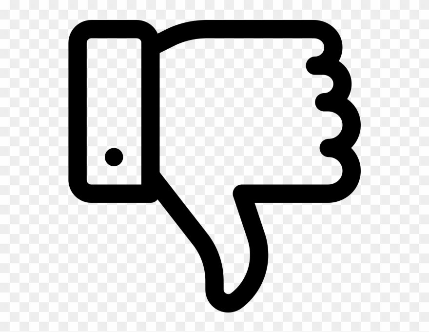 Why Crowd Sourced Reviews May Be Bad - Thumbs Down Noun Project Clipart