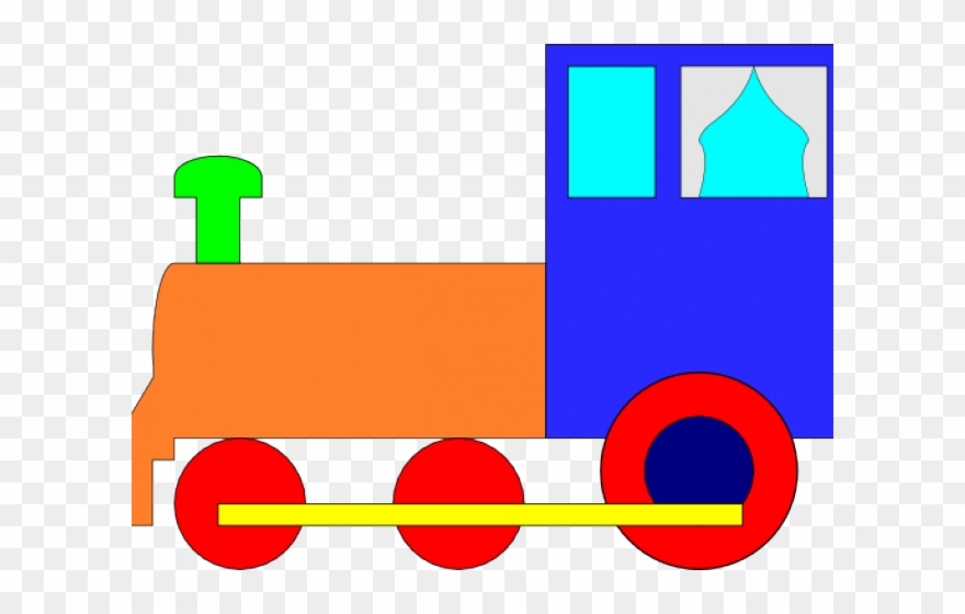 Simple Clipart Train - Clip Art - Png Download