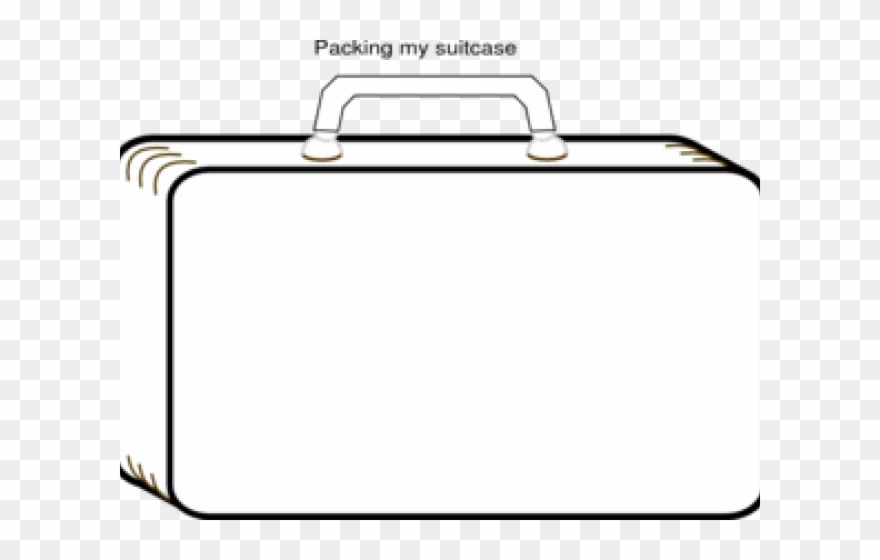Suitcase Clipart Evacuee - Openclipart - Png Download