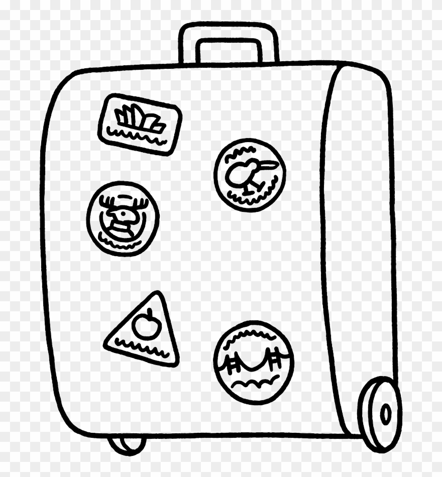 Suitcase Illustration Clipart