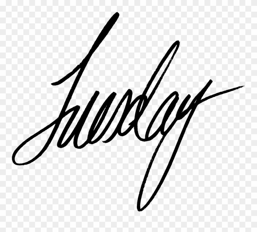 Signatures Tues4 Transparent - Portable Network Graphics Clipart