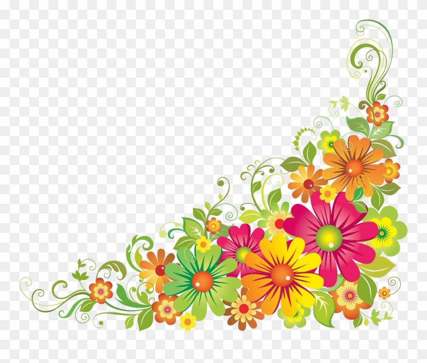 Free Borders To Use As Wallpaper Borders Clip Art Borders - Flower Border Clipart - Png Download