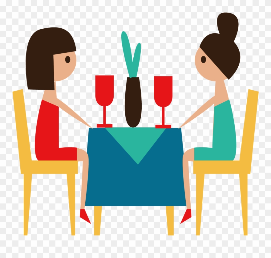 Conversation Clipart Job Sharing - Restaurant Cartoon Png Transparent Png