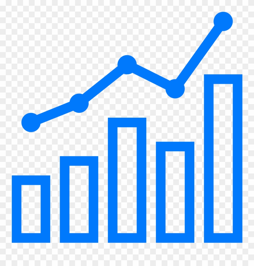Svg Library Stock Combo Chart Icon - Chart Icon Clipart