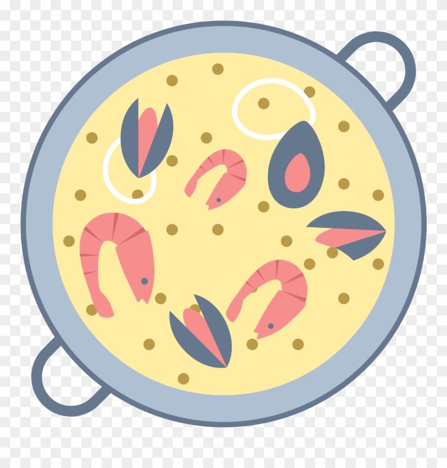 Mussel Clipart Transparent - Paella Icon - Png Download