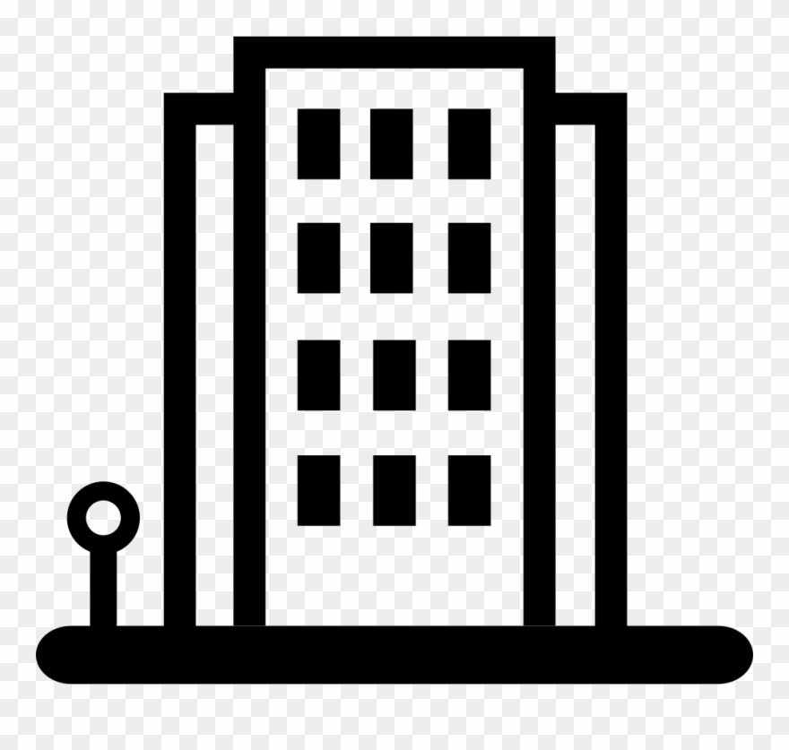 Building Icon Svg Png Icon Free Download 384126 Cartoon - Hostel Transparent Clipart