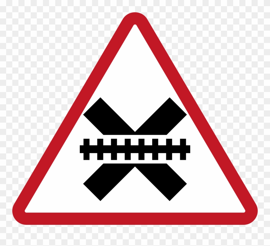 Open - Railroad Crossing Sign Ph Clipart