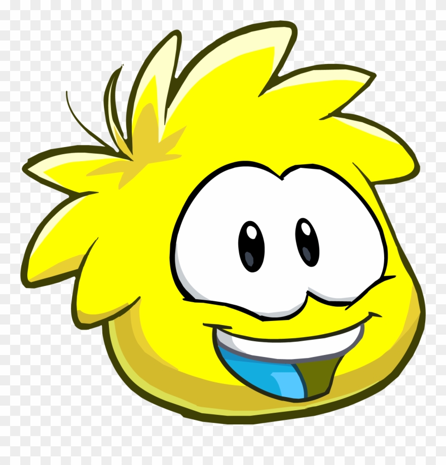 Zeb The Puffle Player Card, Club Penguin, Emoticon, - Puffle Amarillo Png Clipart