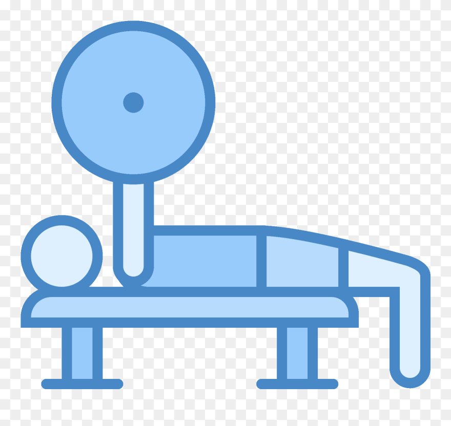 Bench Press Icon - Icon Clipart