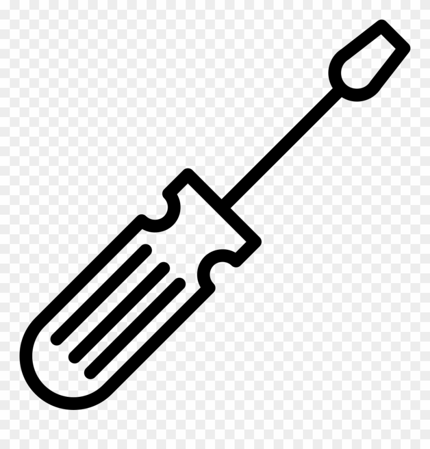 Png Icon Free Download Onlinewebfonts Com Comments - Screwdriver Outline Clipart
