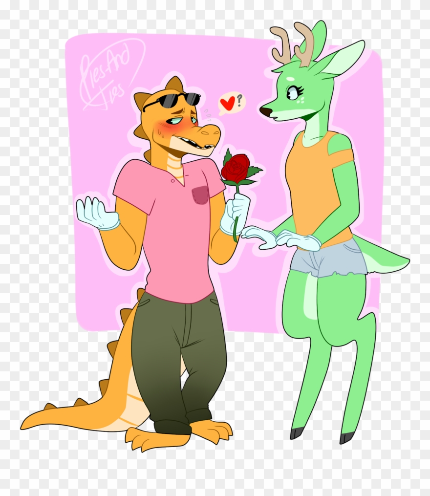 You Cannot Stop Me From Shipping My Oc's With My Friends - Toontown Deer And Crocodile Clipart