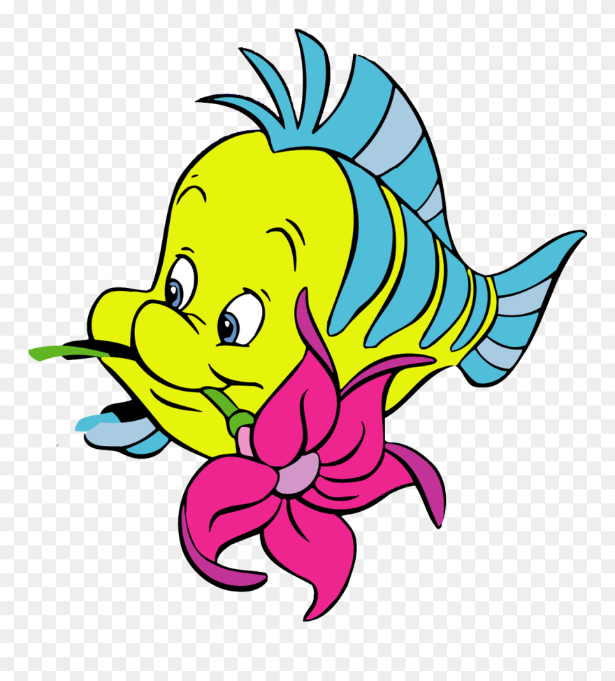 Stuck Clip Flounder Clip Art Free Download - Sebastian Little Mermaid Png Transparent Png