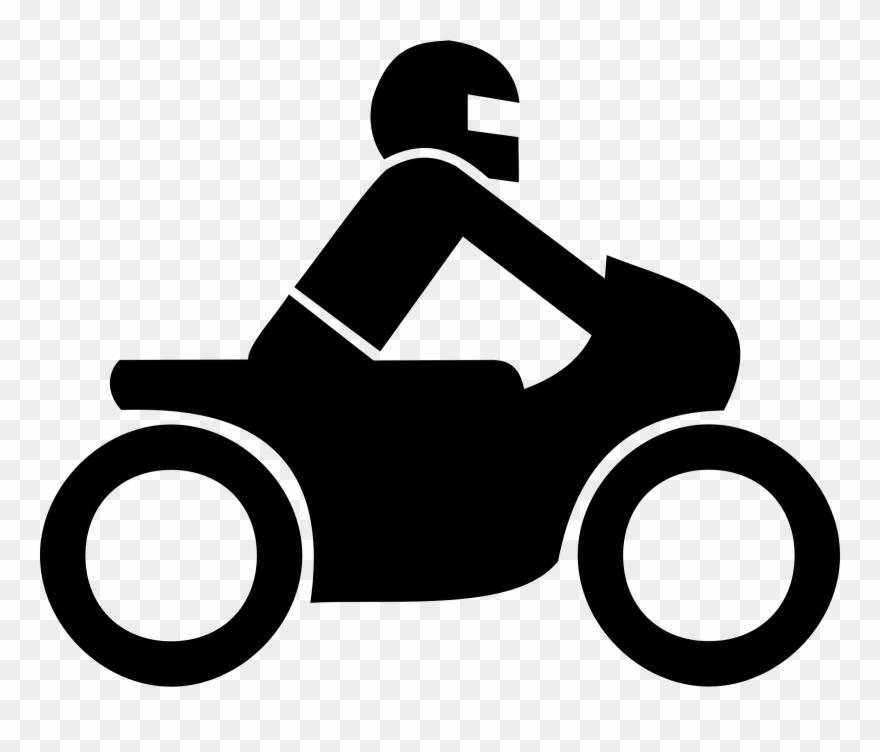 Motorcycle Icon - Motorbike Icon Clipart
